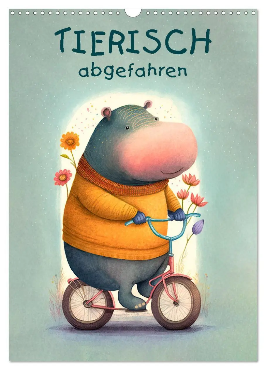 Cover: 9783435877065 | Tierisch abgefahren (Wandkalender 2025 DIN A3 hoch), CALVENDO...
