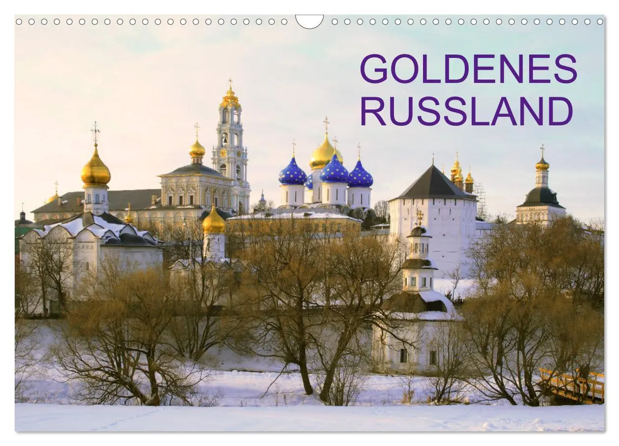 Cover: 9783457897065 | Goldenes Russland (Wandkalender 2026 DIN A3 quer), CALVENDO...