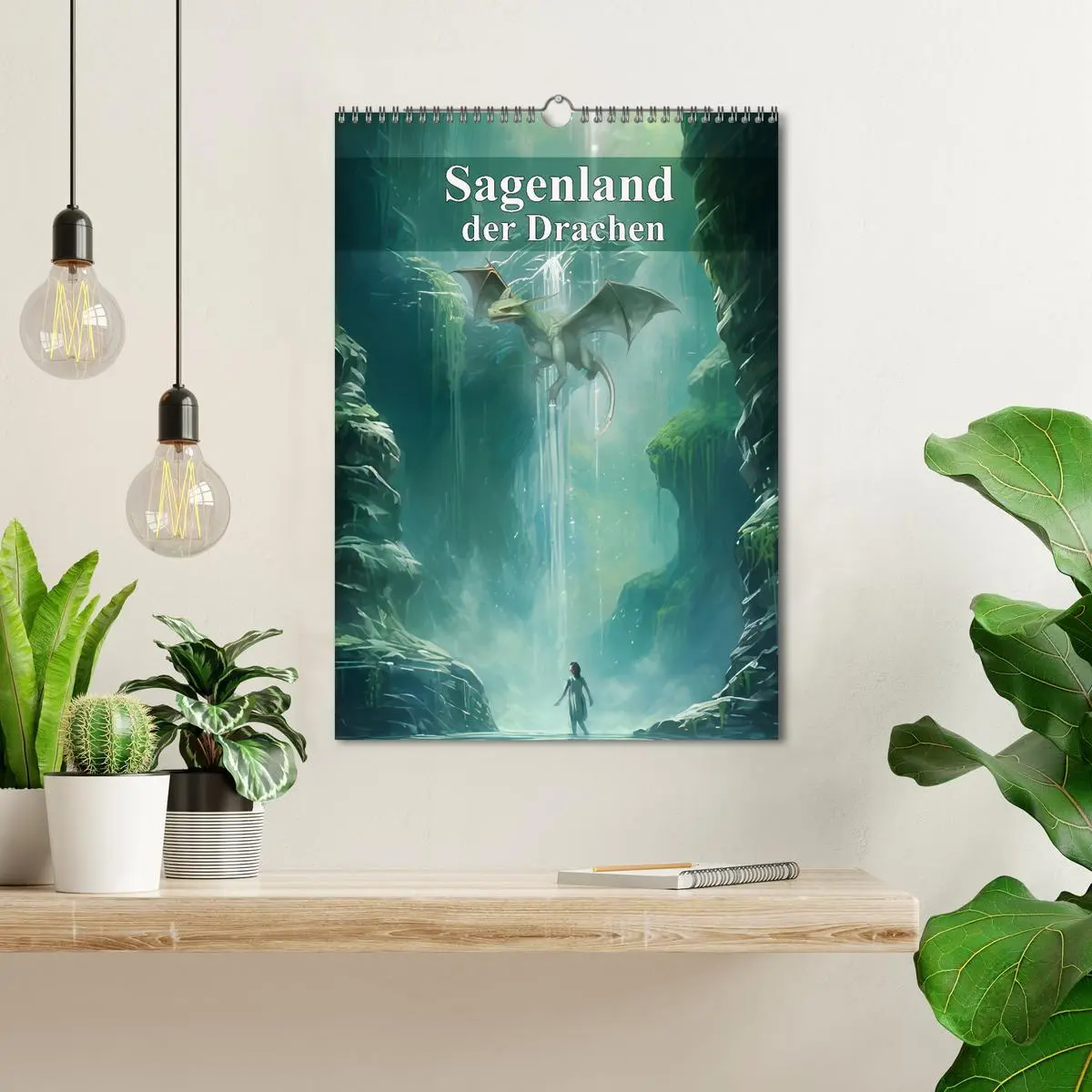 Bild: 9783516297065 | Sagenland der Drachen (Wandkalender 2026 DIN A3 hoch), CALVENDO...