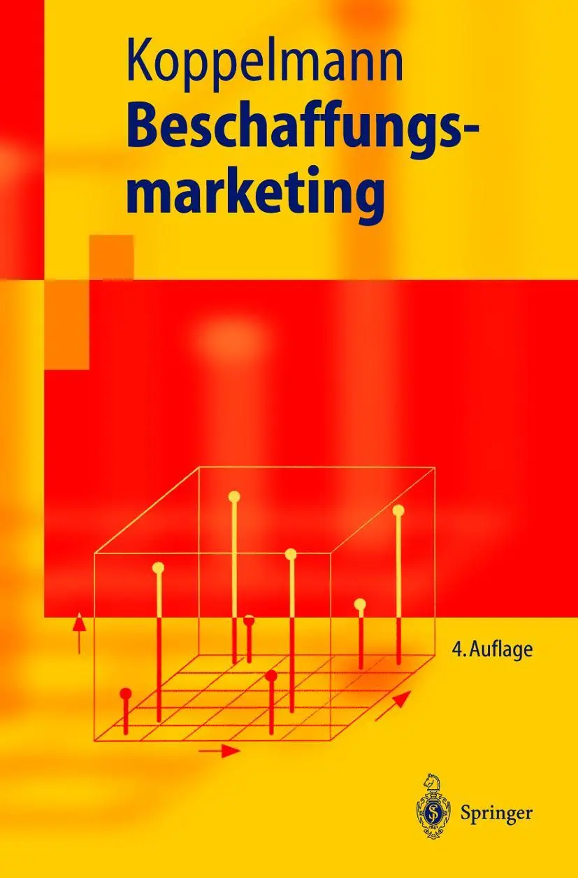 Cover: 9783540407065 | Beschaffungsmarketing | Udo Koppelmann | Taschenbuch | xiii | Deutsch