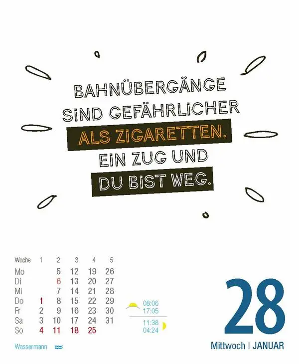 Bild: 9783731887065 | Visual Words 2026 | TypoArt Tages-Abreisskalender | Verlag Korsch