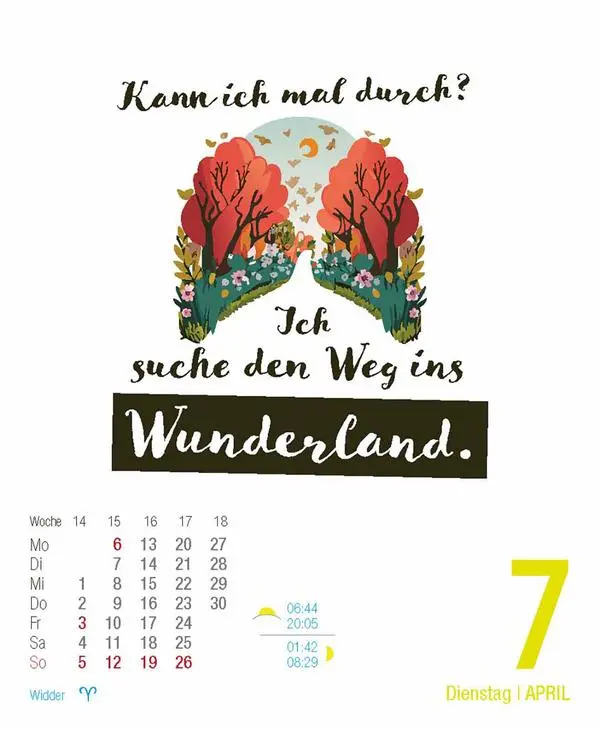 Bild: 9783731887065 | Visual Words 2026 | TypoArt Tages-Abreisskalender | Verlag Korsch