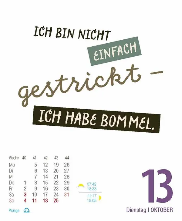 Bild: 9783731887065 | Visual Words 2026 | TypoArt Tages-Abreisskalender | Verlag Korsch