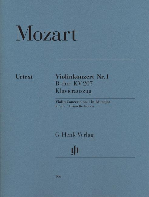 Cover: 9790201807065 | Violin Concerto No.1 B Flat K.207 | Besetzung: Violine und Klavier
