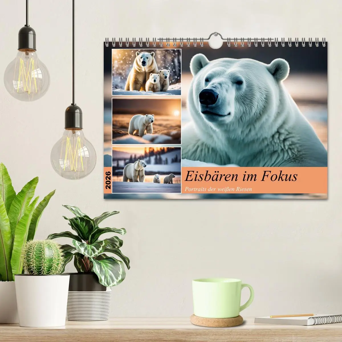 Bild: 9783457337165 | Eisbären im Fokus (Wandkalender 2026 DIN A4 quer), CALVENDO...