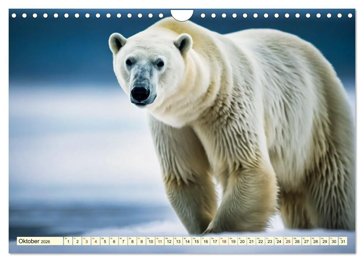Bild: 9783457337165 | Eisbären im Fokus (Wandkalender 2026 DIN A4 quer), CALVENDO...