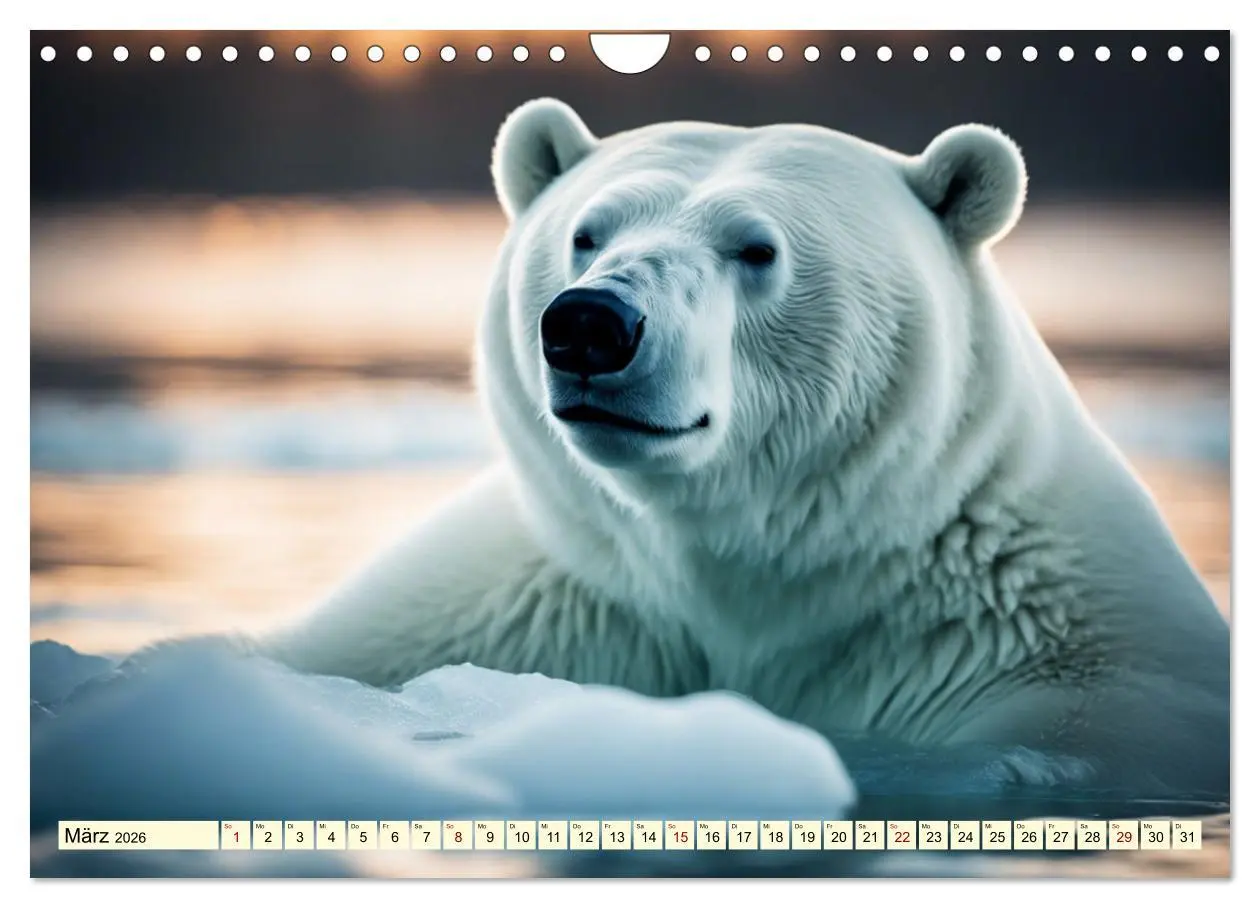 Bild: 9783457337165 | Eisbären im Fokus (Wandkalender 2026 DIN A4 quer), CALVENDO...