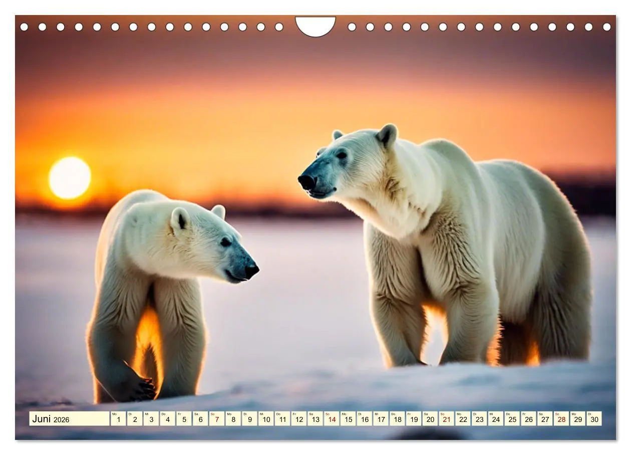 Bild: 9783457337165 | Eisbären im Fokus (Wandkalender 2026 DIN A4 quer), CALVENDO...