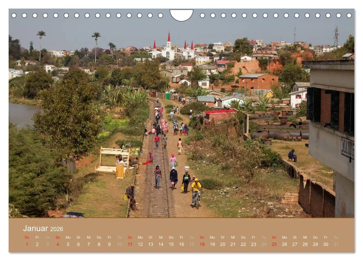 Bild: 9783457957165 | Alltag in Madagaskar (Wandkalender 2026 DIN A4 quer), CALVENDO...
