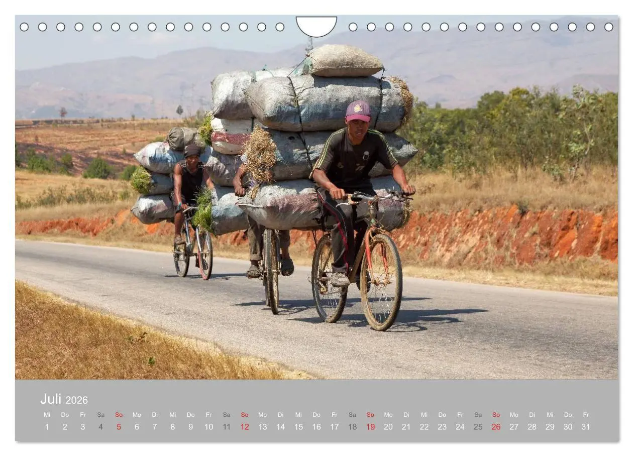 Bild: 9783457957165 | Alltag in Madagaskar (Wandkalender 2026 DIN A4 quer), CALVENDO...