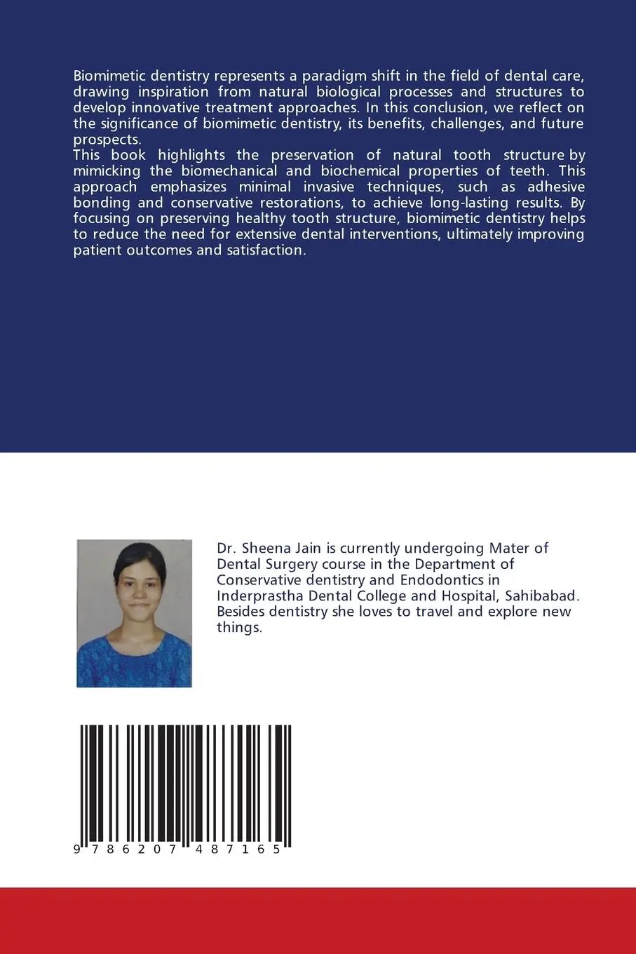 Rückseite: 9786207487165 | Biomimetic Dentistry | Sheena Jain (u. a.) | Taschenbuch | Paperback