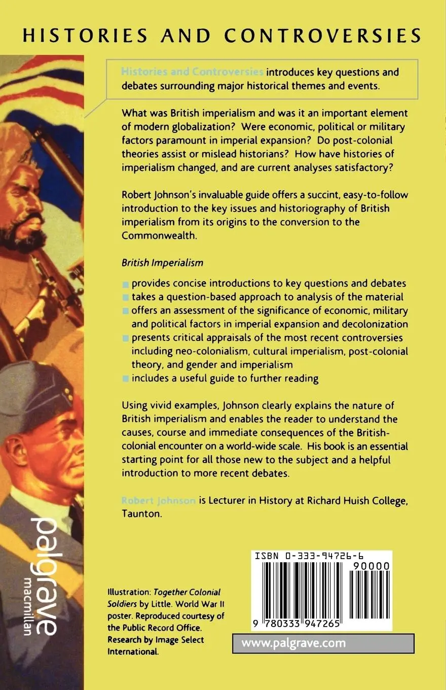 Rückseite: 9780333947265 | British Imperialism | Robert Johnson | Taschenbuch | Englisch | 2003