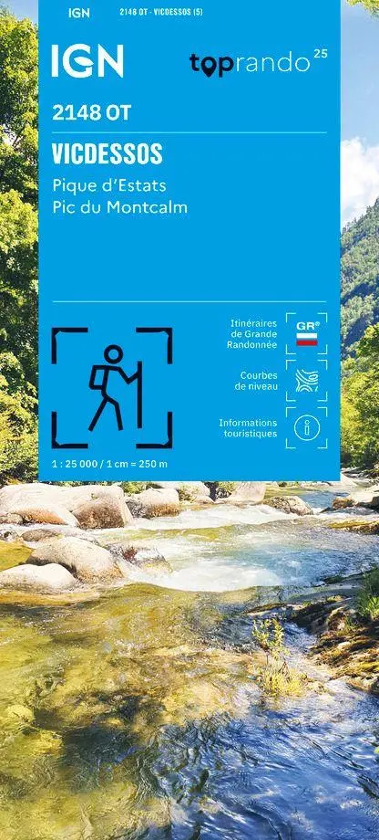 Cover: 9782758557265 | 2148OT Vicdessos Pique | 1:25000 | (Land-)Karte | Französisch | 2026