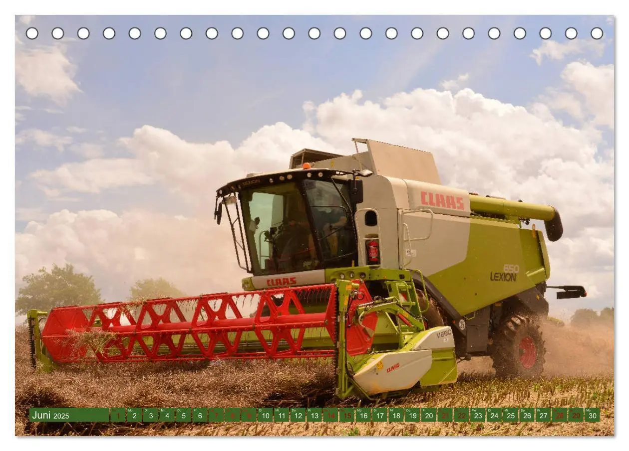 Bild: 9783435237265 | Landwirtschaft - Giganten im Kornfeld (Tischkalender 2025 DIN A5...