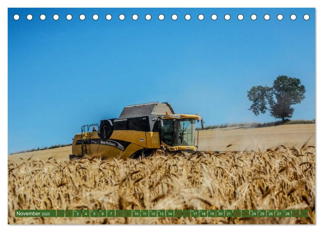 Bild: 9783435237265 | Landwirtschaft - Giganten im Kornfeld (Tischkalender 2025 DIN A5...