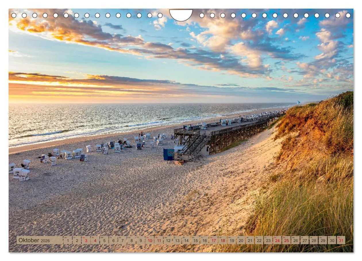 Bild: 9783457567265 | Verzaubert von Sylt (Wandkalender 2026 DIN A4 quer), CALVENDO...