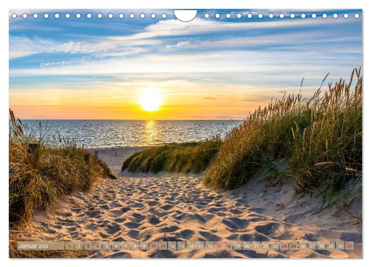 Bild: 9783457567265 | Verzaubert von Sylt (Wandkalender 2026 DIN A4 quer), CALVENDO...