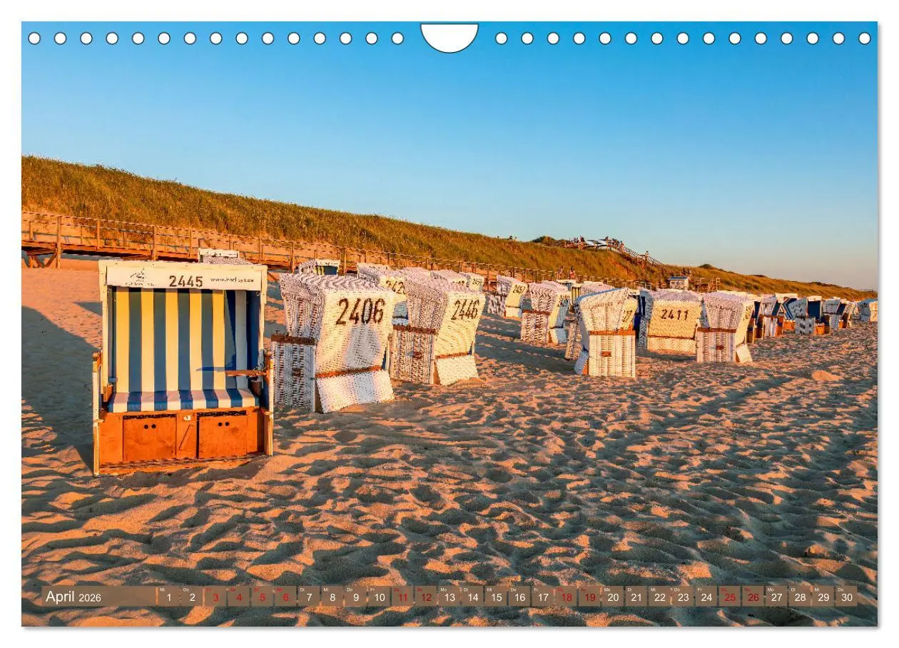 Bild: 9783457567265 | Verzaubert von Sylt (Wandkalender 2026 DIN A4 quer), CALVENDO...