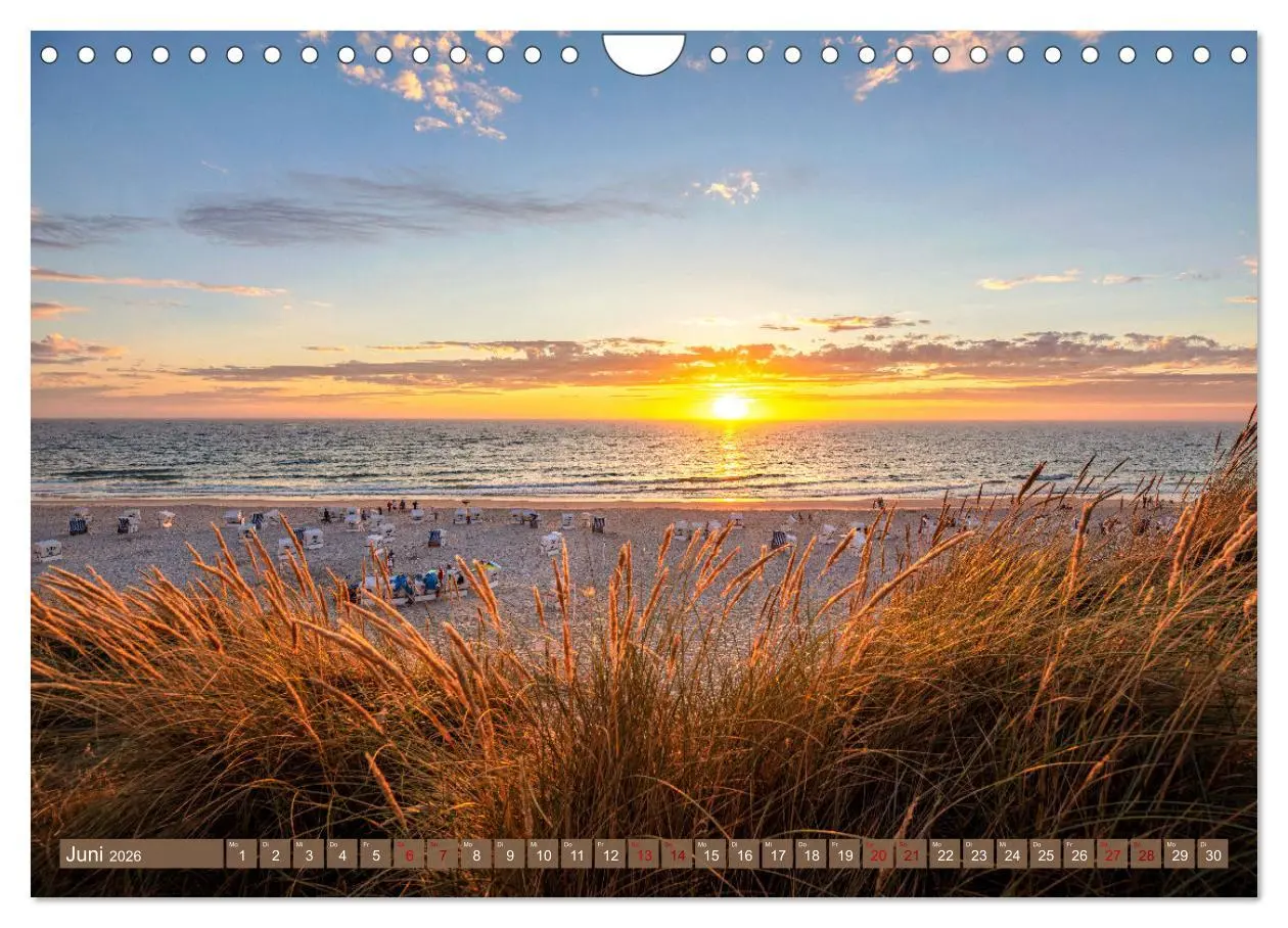 Bild: 9783457567265 | Verzaubert von Sylt (Wandkalender 2026 DIN A4 quer), CALVENDO...