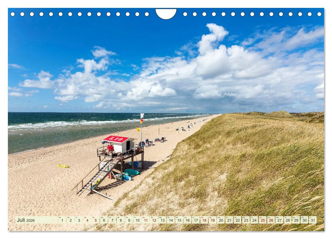 Bild: 9783457567265 | Verzaubert von Sylt (Wandkalender 2026 DIN A4 quer), CALVENDO...