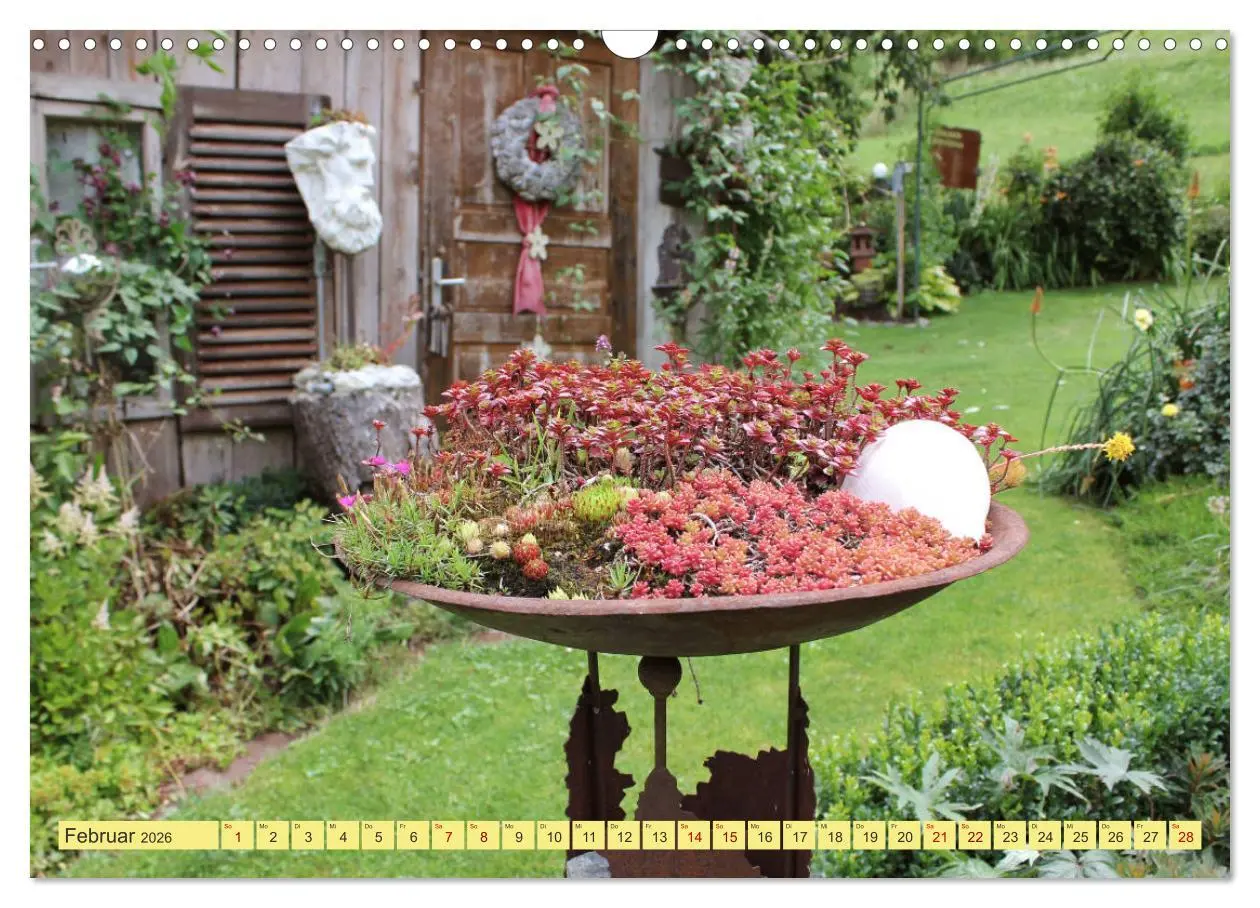 Bild: 9783457877265 | Gartenträumerei (Wandkalender 2026 DIN A3 quer), CALVENDO...