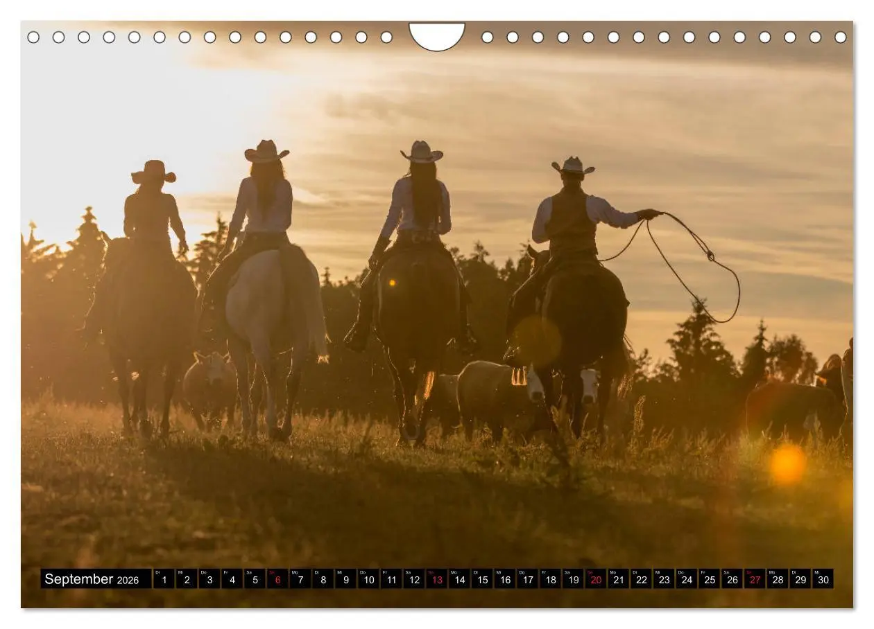 Bild: 9783457947265 | Bayerisches Western Gefühl (Wandkalender 2026 DIN A4 quer),...