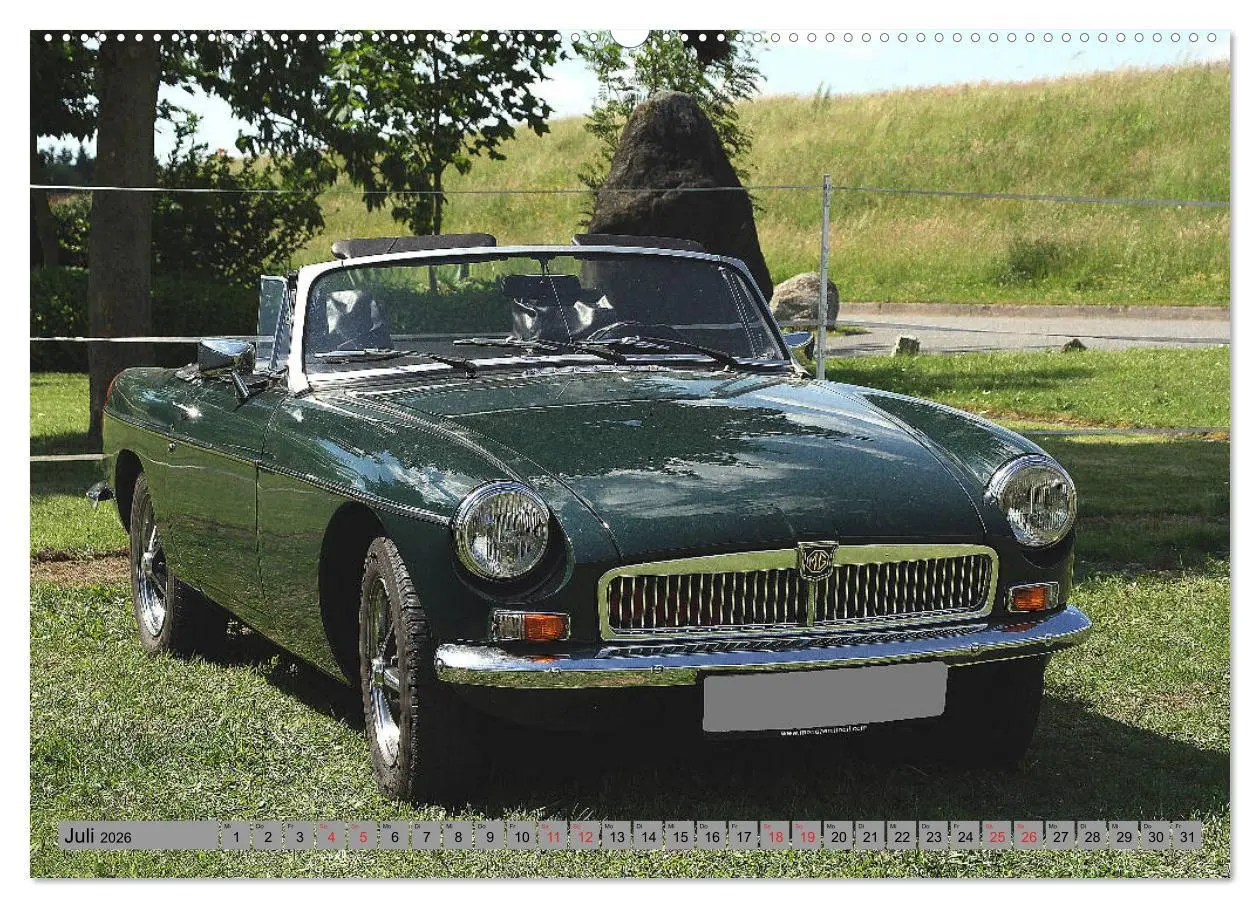 Bild: 9783516037265 | Oben ohne Oldtimer (hochwertiger Premium Wandkalender 2026 DIN A2...