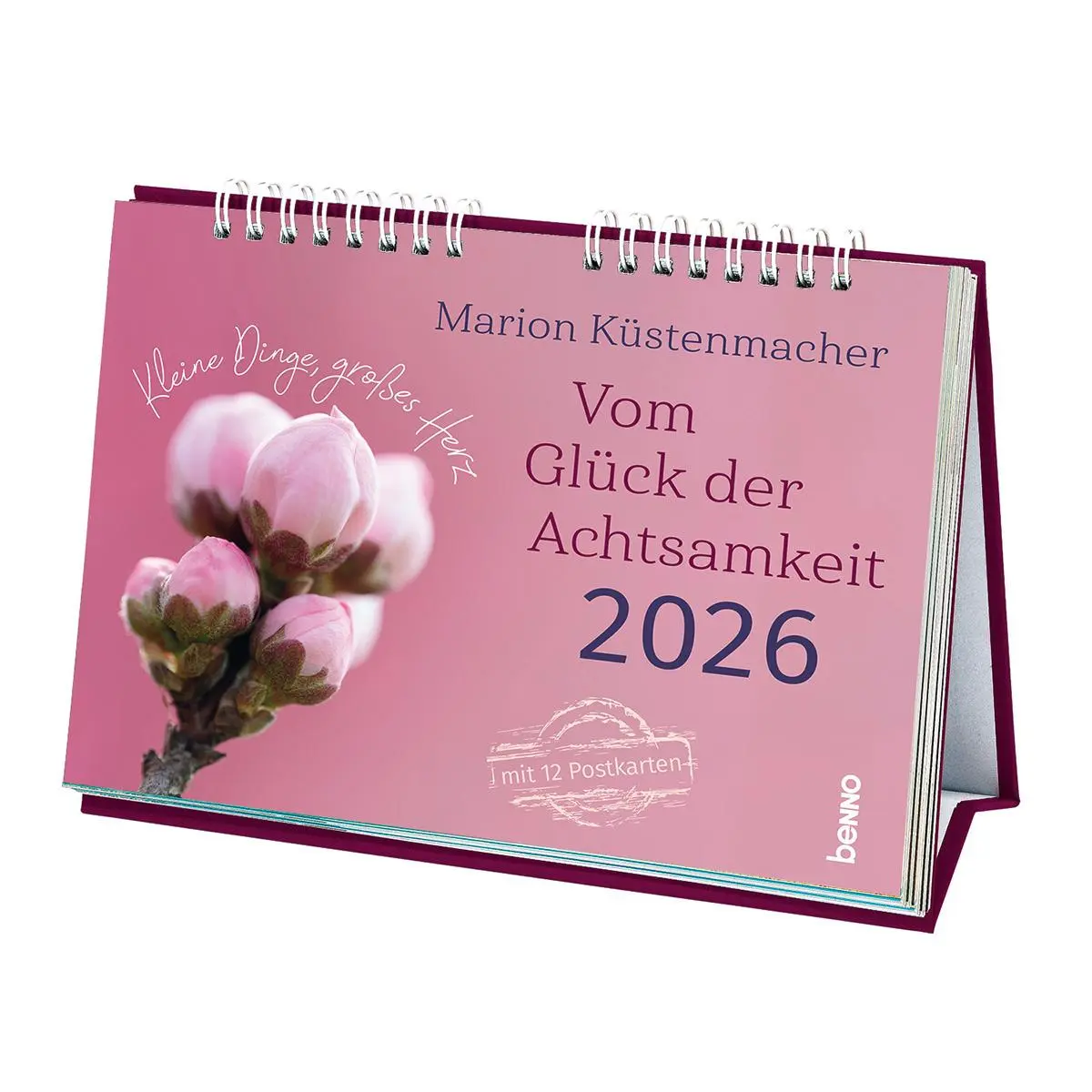 Cover: 9783746267265 | Vom Glück der Achtsamkeit 2026 | Der Postkartenkalender | Küstenmacher