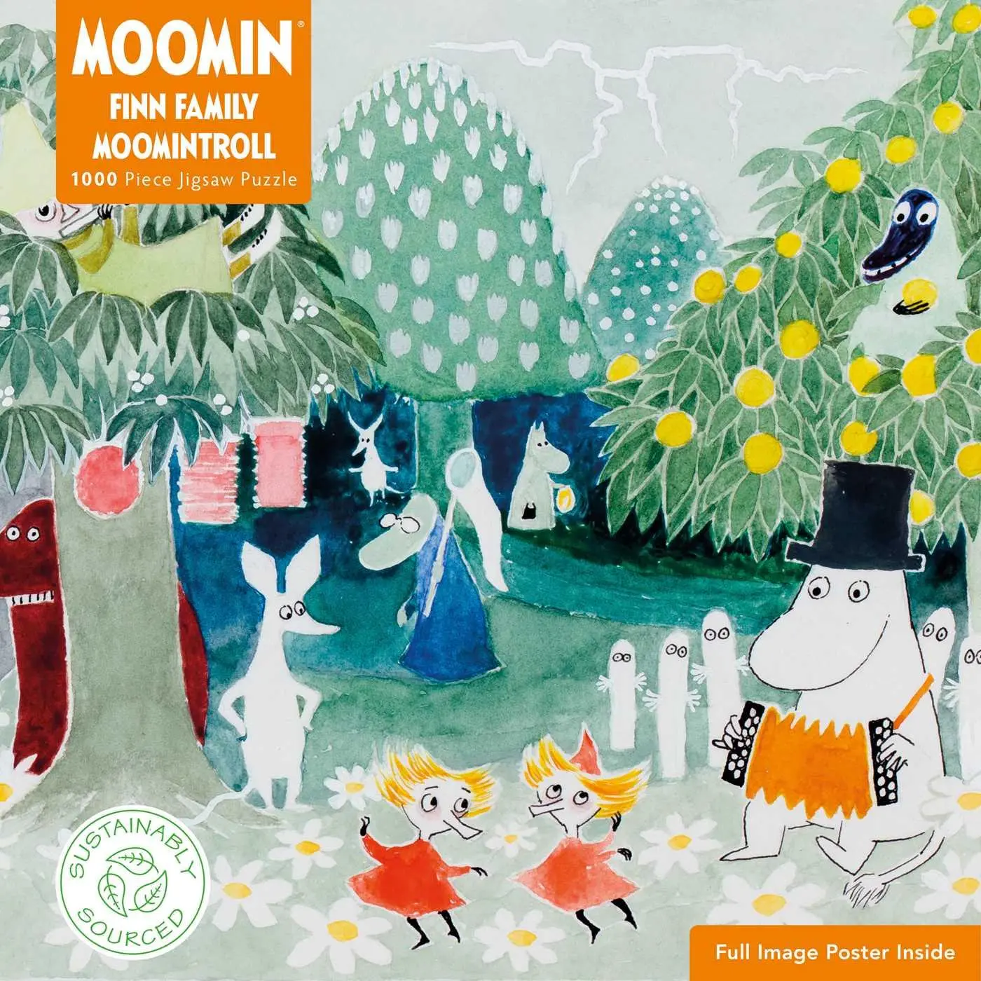 Cover: 9781835627365 | Adult Sustainable Jigsaw Puzzle Moomin: Finn Family Moomintroll | 1 S.