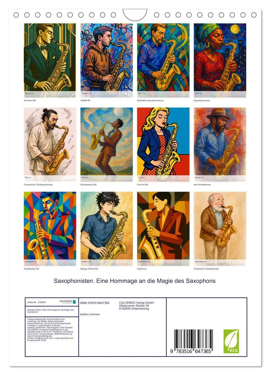 Bild: 9783516647365 | Saxophonisten. Eine Hommage an die Magie des Saxophons...