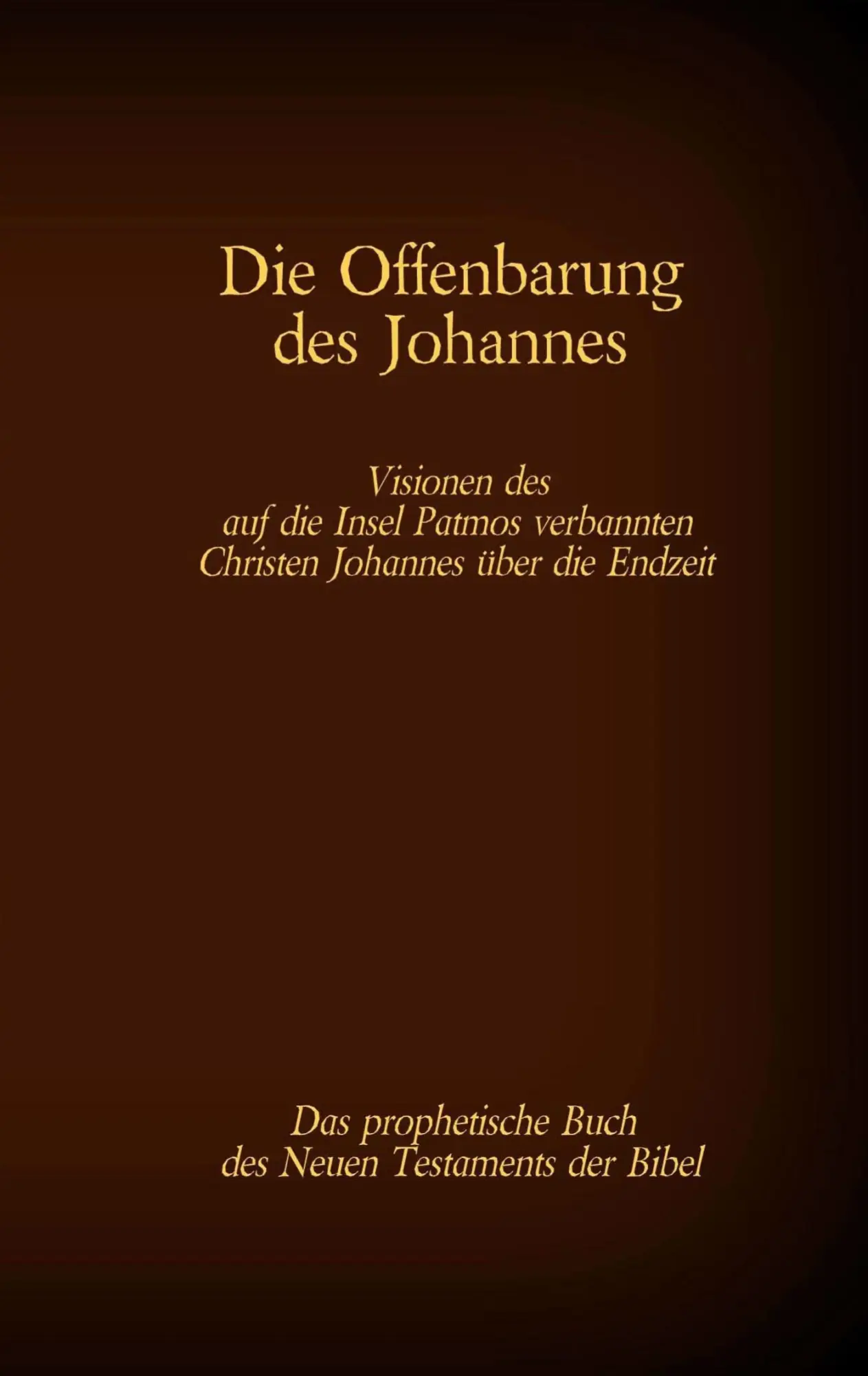 Cover: 9783740767365 | Die Offenbarung des Johannes - Das prophetische Buch des Neuen...