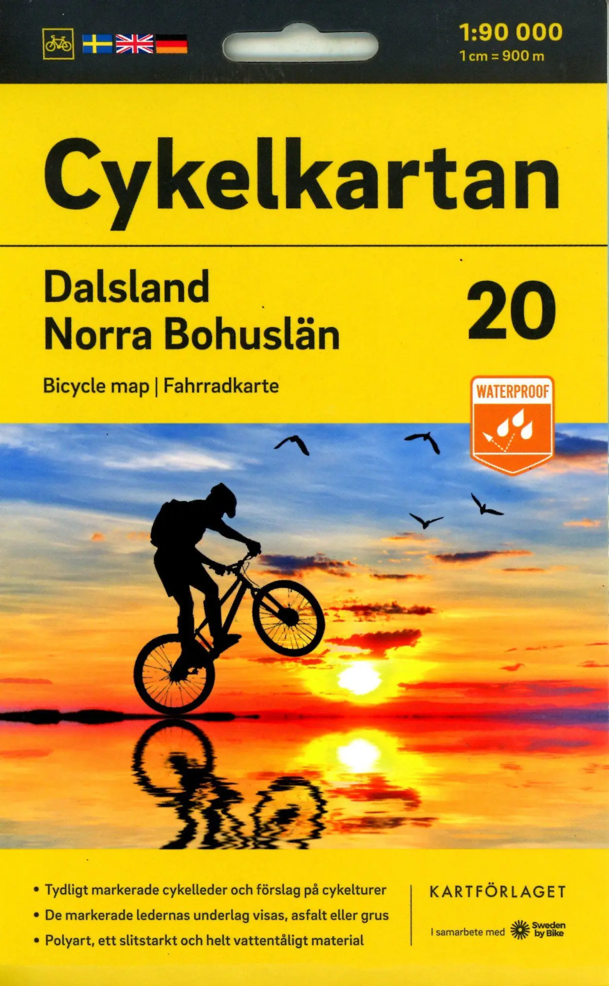 Cover: 9789189427365 | Cykelkartan Blad 20 Dalsland/Norra Bohuslän 1:90000 | (Land-)Karte
