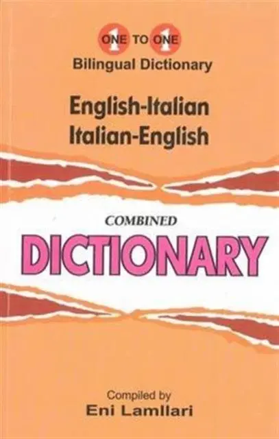 Cover: 9781908357465 | English-Italian &amp; Italian-English One-to-One Dictionary | E. Lamllari