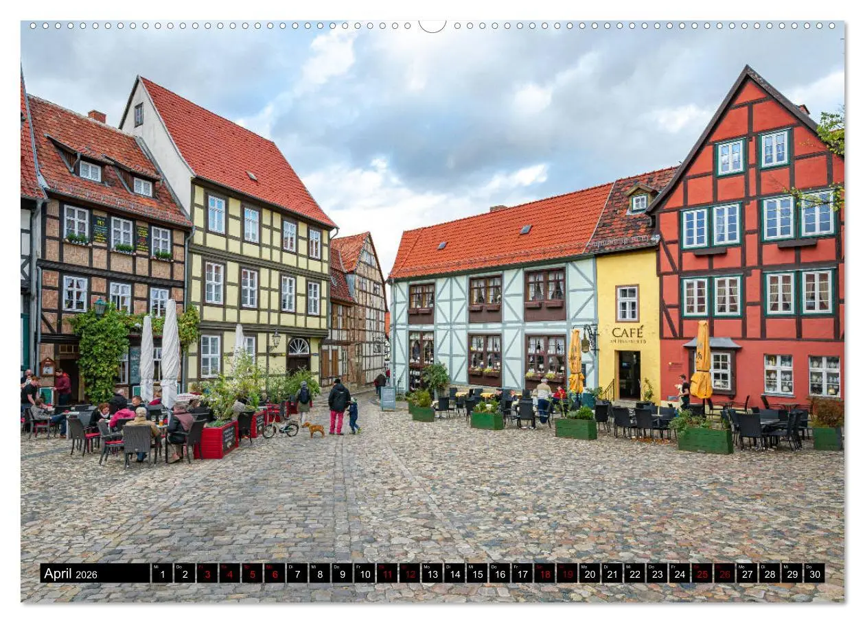 Bild: 9783457787465 | Fachwerkstadt Quedlinburg (Wandkalender 2026 DIN A2 quer), CALVENDO...