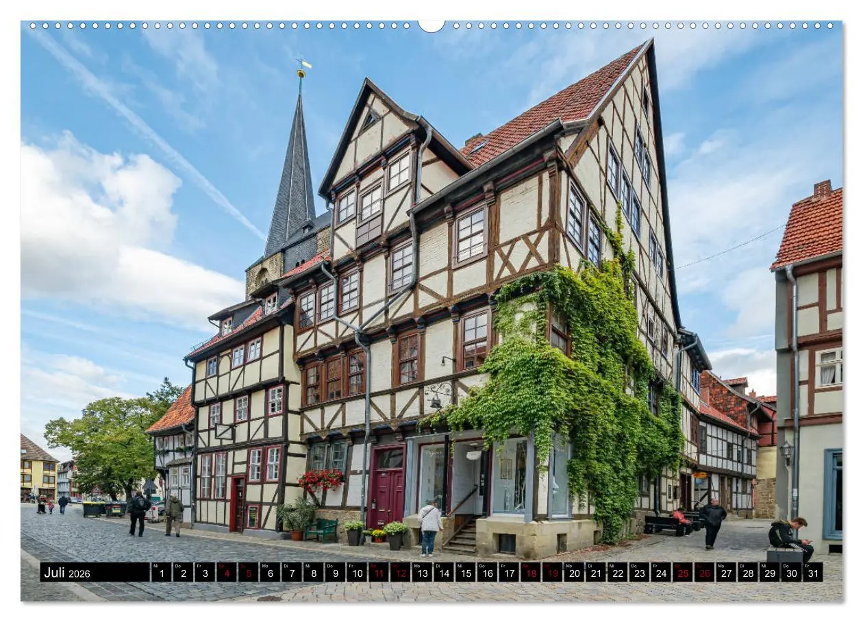 Bild: 9783457787465 | Fachwerkstadt Quedlinburg (Wandkalender 2026 DIN A2 quer), CALVENDO...