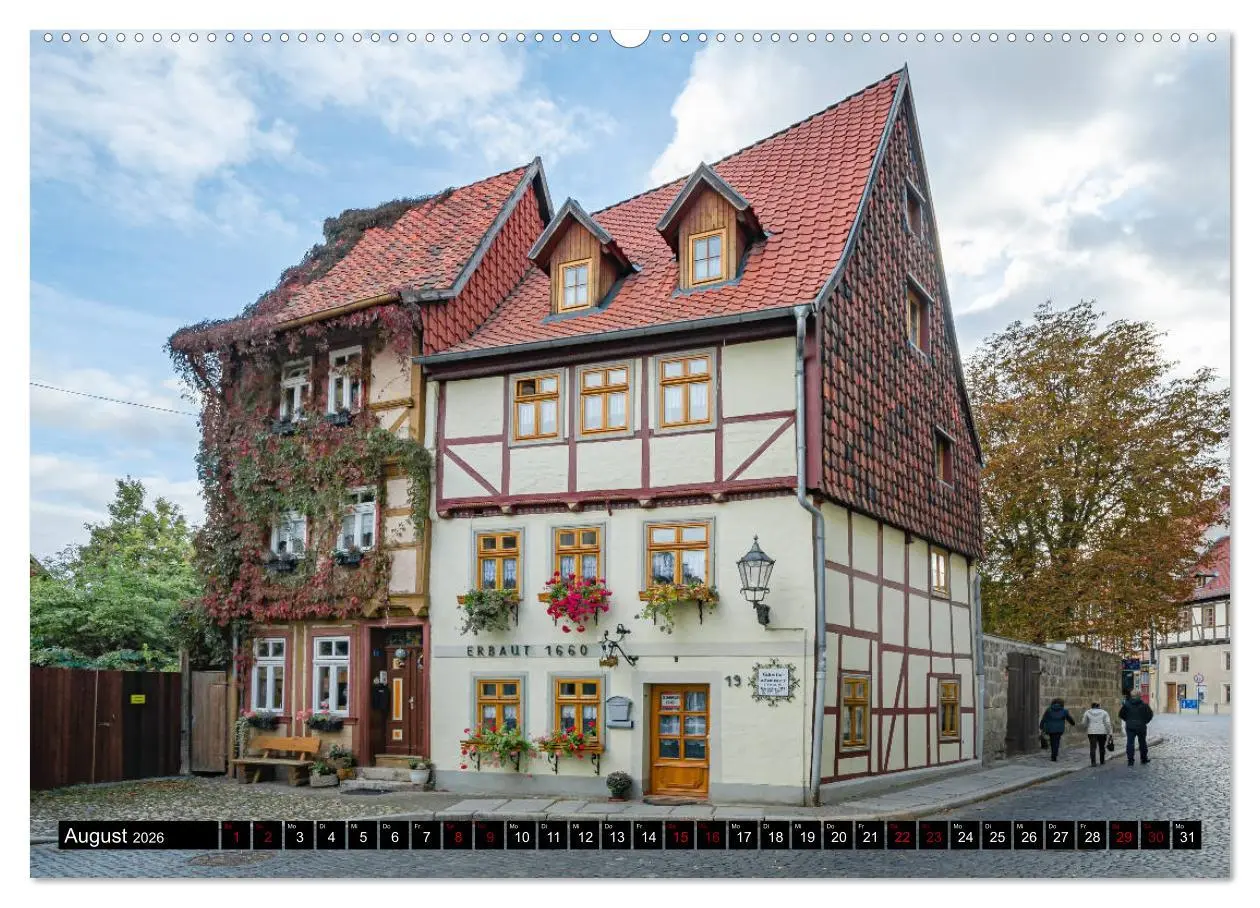Bild: 9783457787465 | Fachwerkstadt Quedlinburg (Wandkalender 2026 DIN A2 quer), CALVENDO...