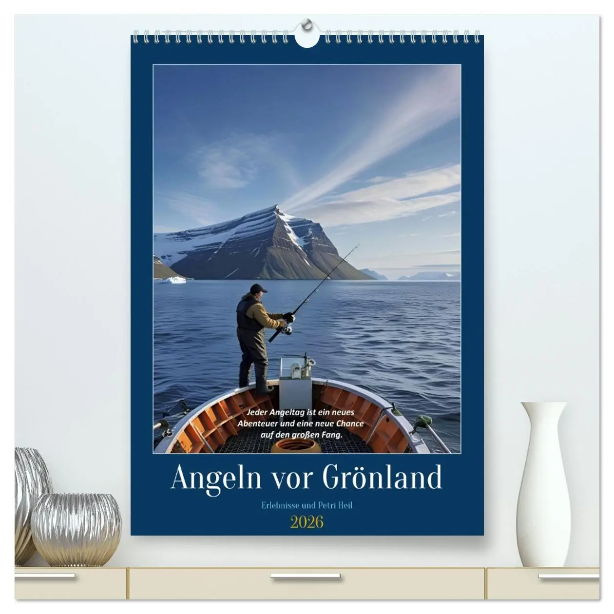 Cover: 9783516637465 | Angeln vor Grönland (hochwertiger Premium Wandkalender 2026 DIN A2...