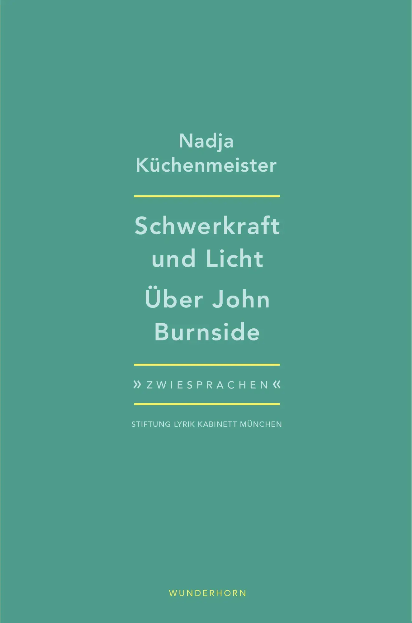 Cover: 9783884237465 | Schwerkraft und Licht | Über John Burnside | Nadja Küchenmeister