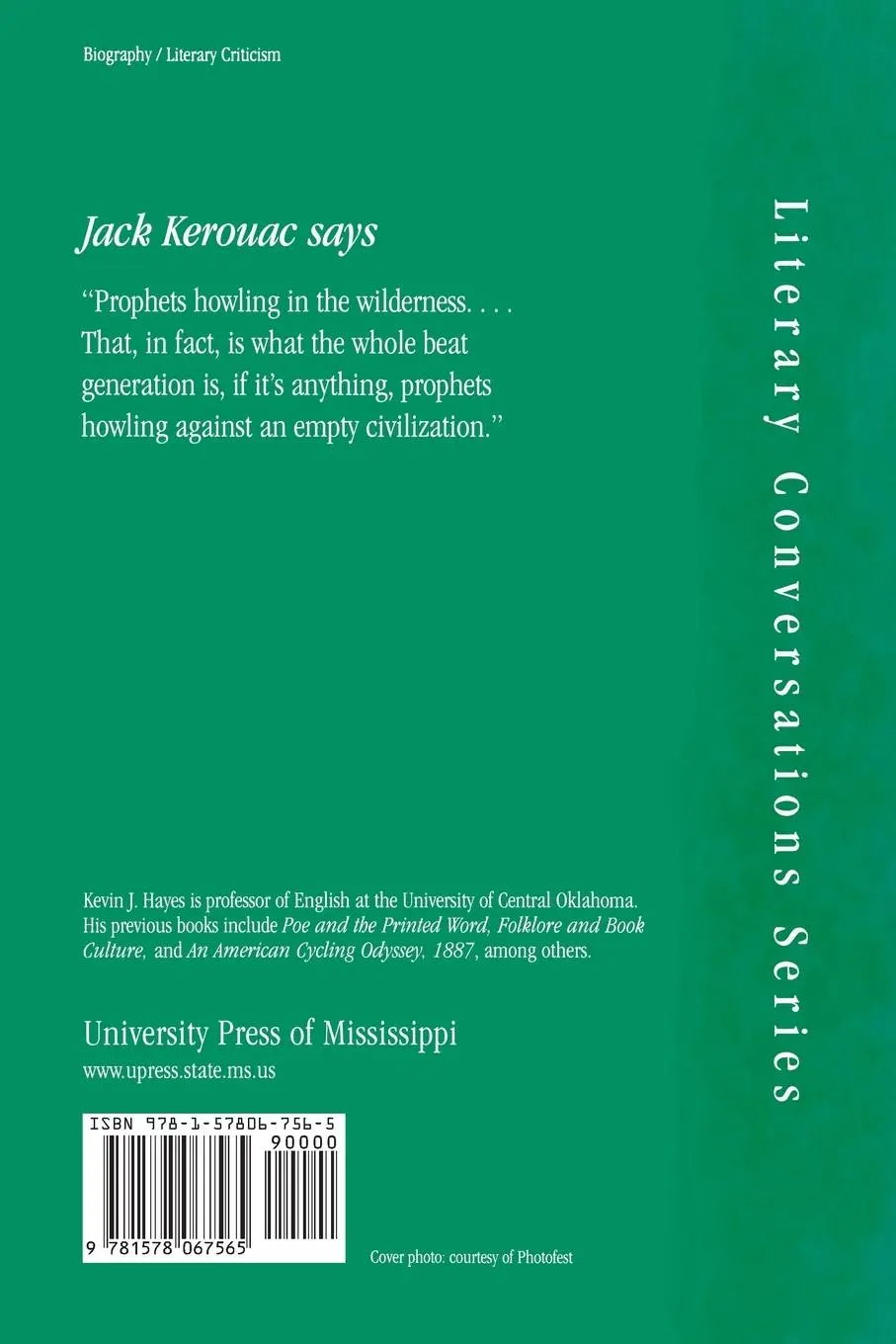 Rückseite: 9781578067565 | Conversations with Jack Kerouac | Kevin J Hayes | Taschenbuch | 2005