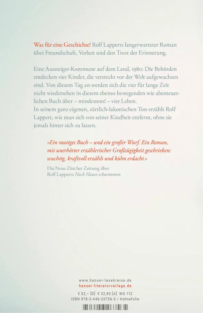 Bild: 9783446267565 | Leben ist ein unregelmäßiges Verb | Roman | Rolf Lappert | Buch | 2020