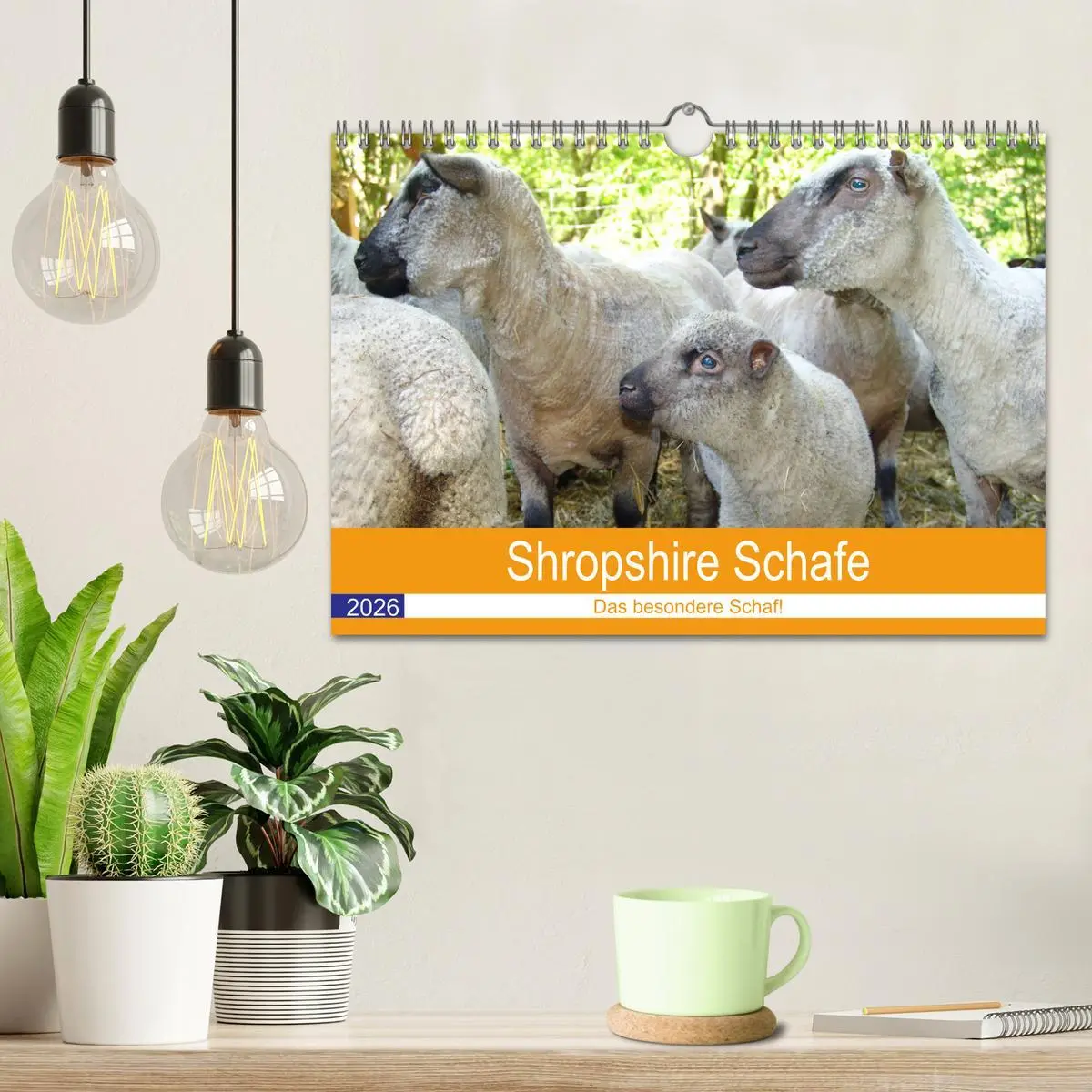 Bild: 9783457917565 | Shropshire Schafe (Wandkalender 2026 DIN A4 quer), CALVENDO...