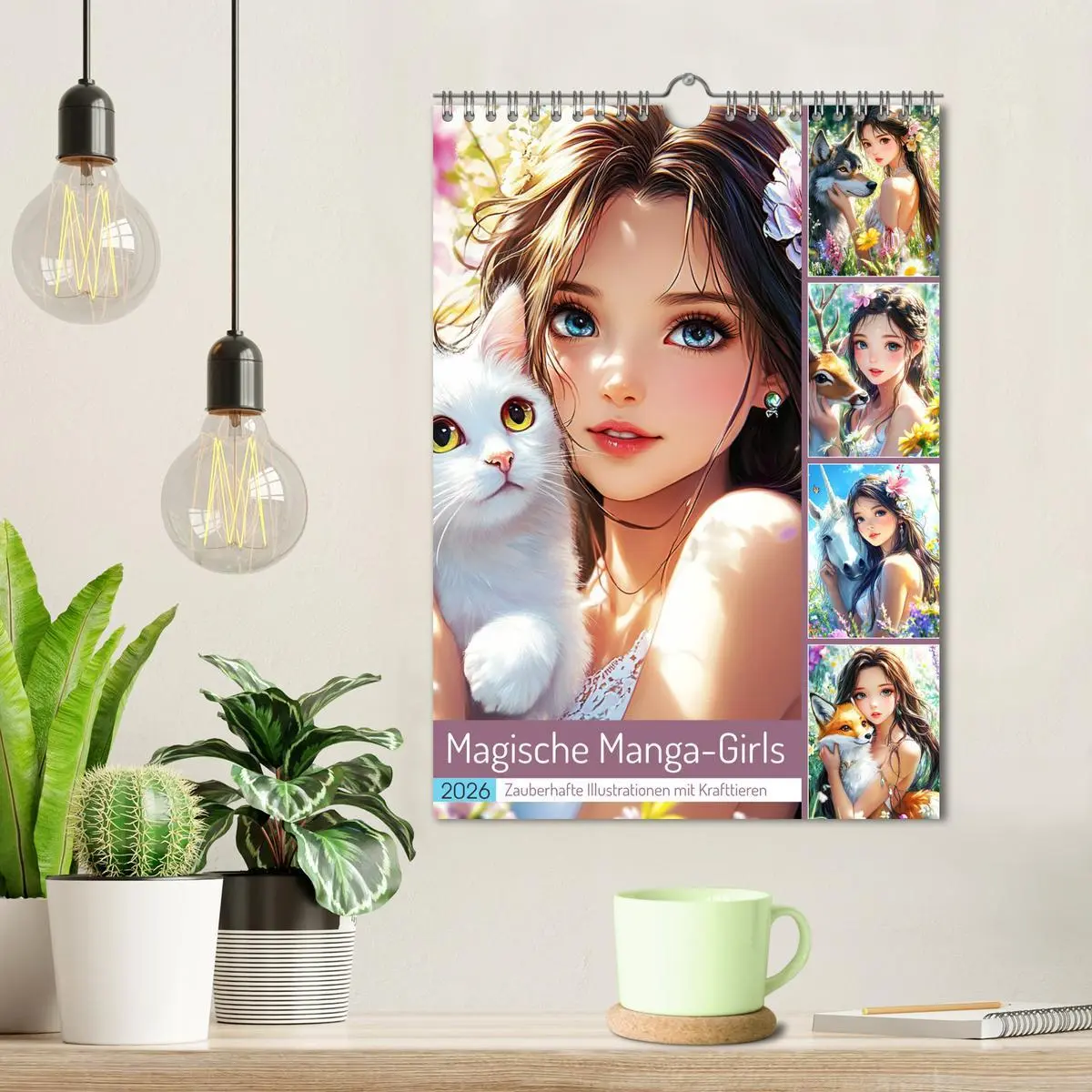 Bild: 9783516247565 | Magische Manga-Girls. Zauberhafte Illustrationen mit Krafttieren...