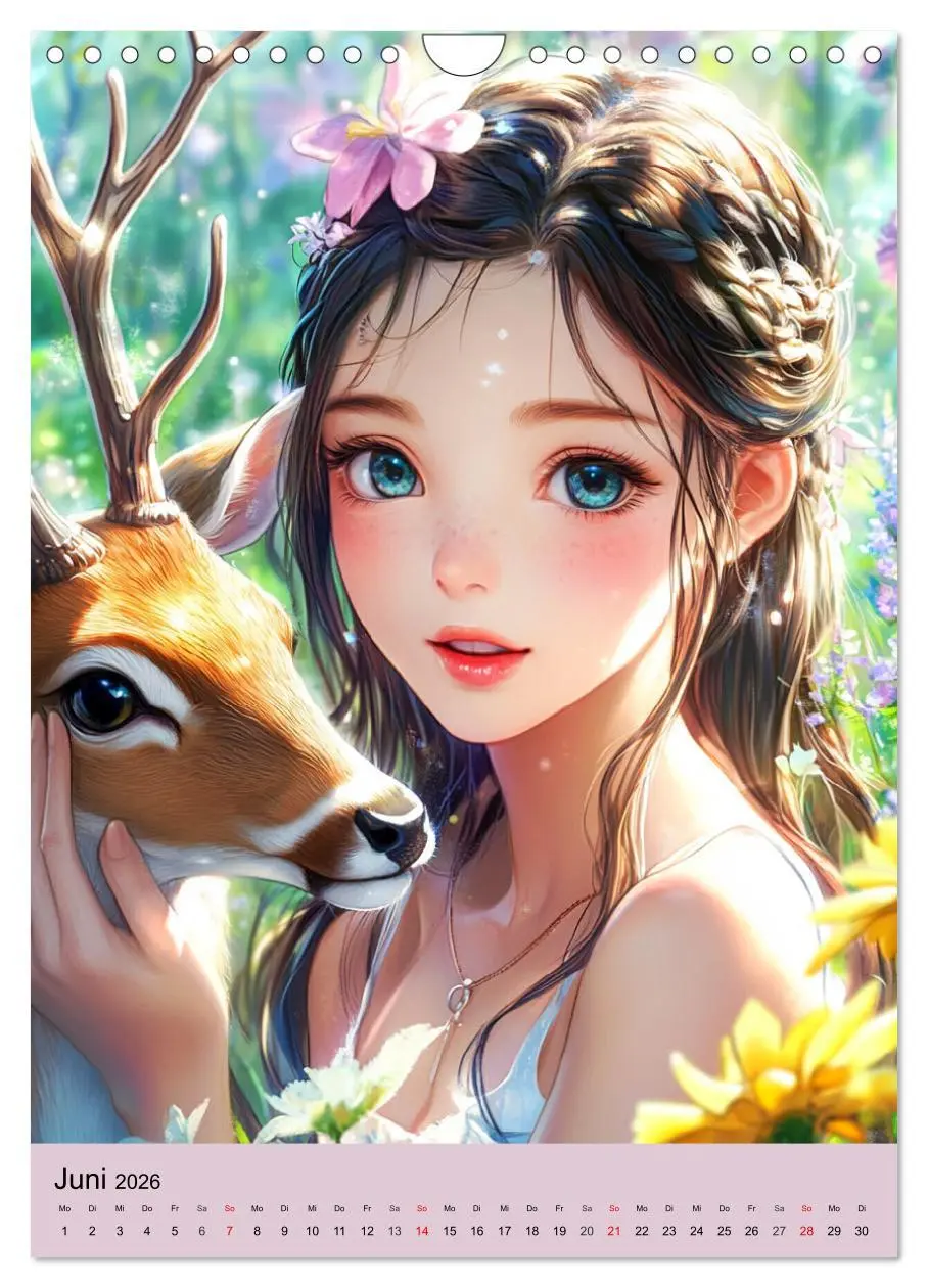 Bild: 9783516247565 | Magische Manga-Girls. Zauberhafte Illustrationen mit Krafttieren...