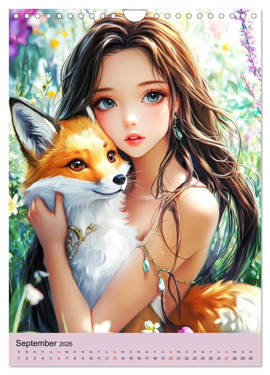 Bild: 9783516247565 | Magische Manga-Girls. Zauberhafte Illustrationen mit Krafttieren...