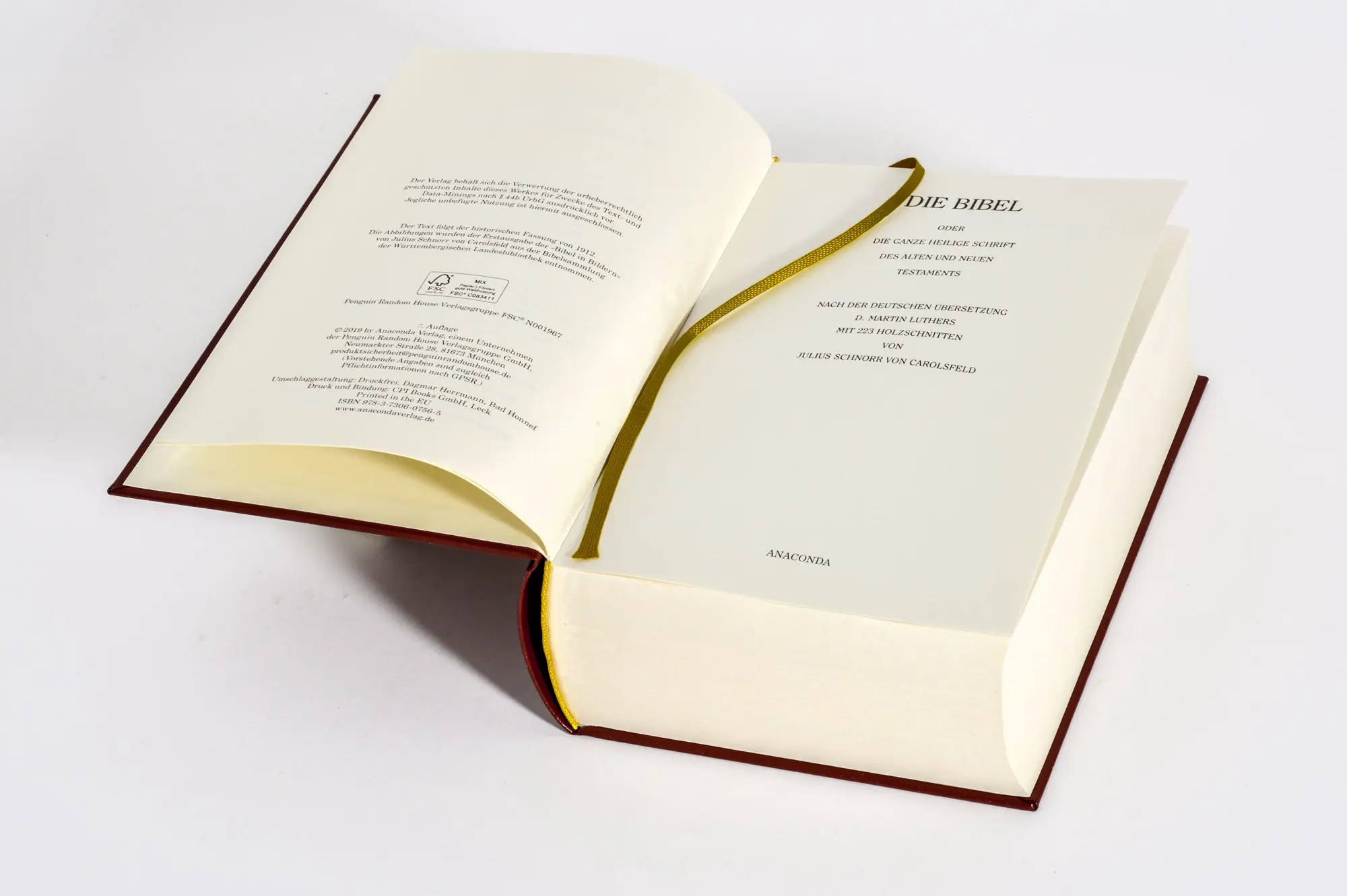 Bild: 9783730607565 | Die Bibel (Geschenkausgabe, Cabra-Leder) | Martin Luther | Buch | 2019