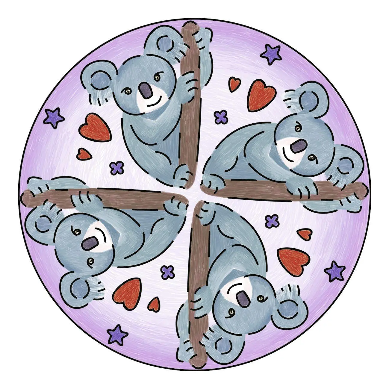 Bild: 4005556297665 | Mini Mandala-Designer Cute Animals MD Mini | Spiel | 29766 | Deutsch