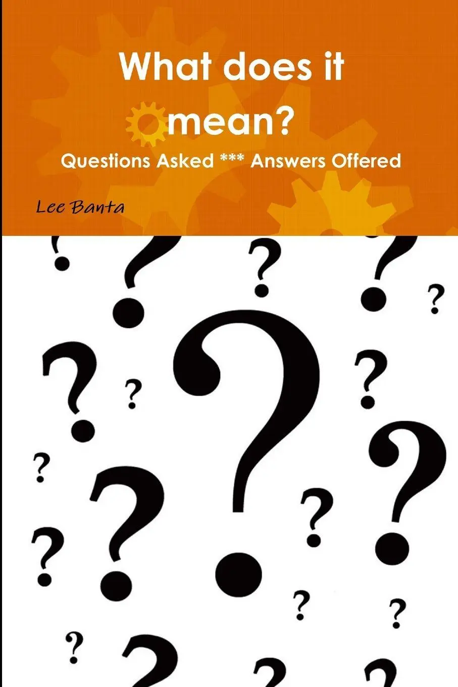 Cover: 9780359677665 | What does it mean? | Lee E. Banta | Taschenbuch | Englisch | 2019