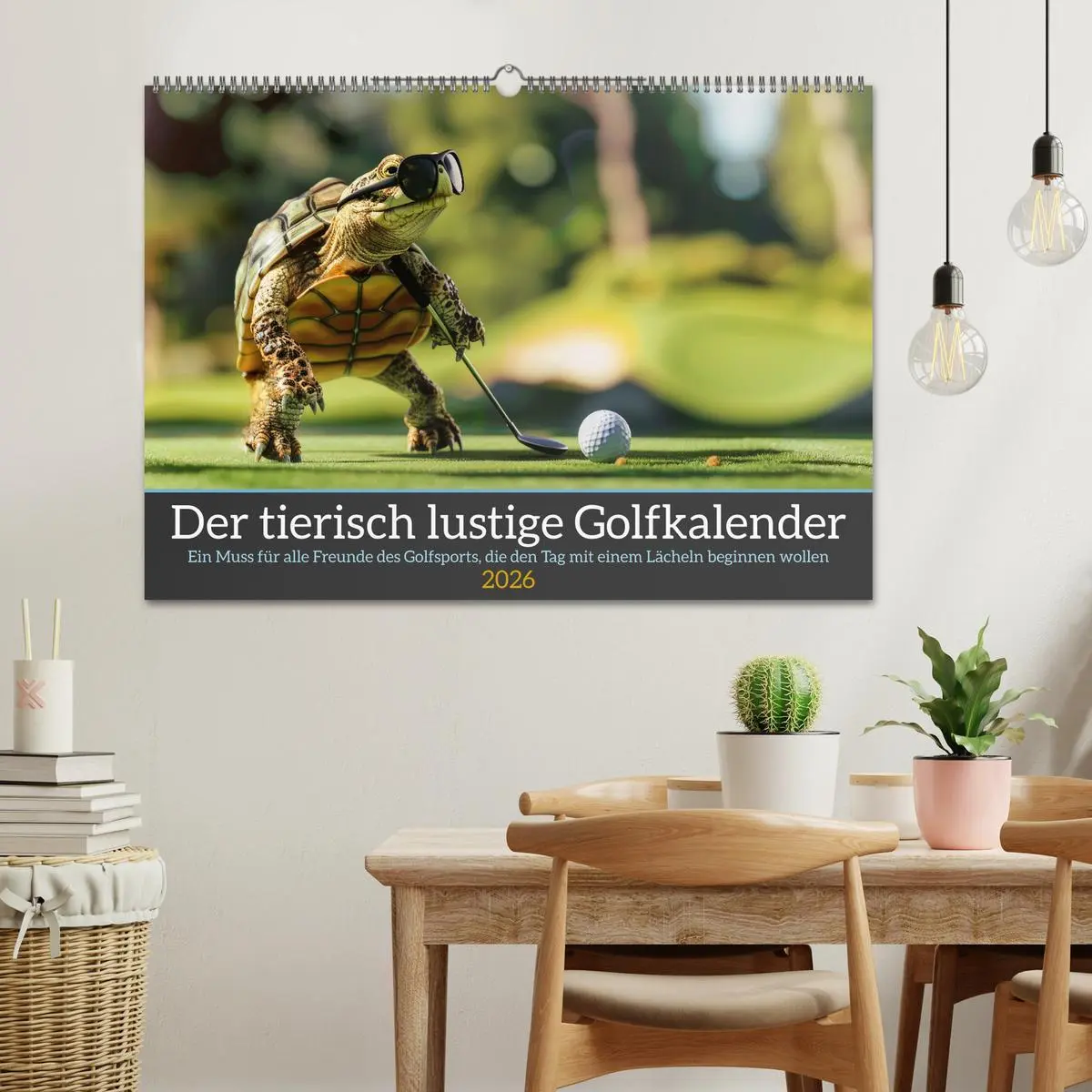 Bild: 9783457387665 | Der tierisch lustige Golfkalender (Wandkalender 2026 DIN A2 quer),...