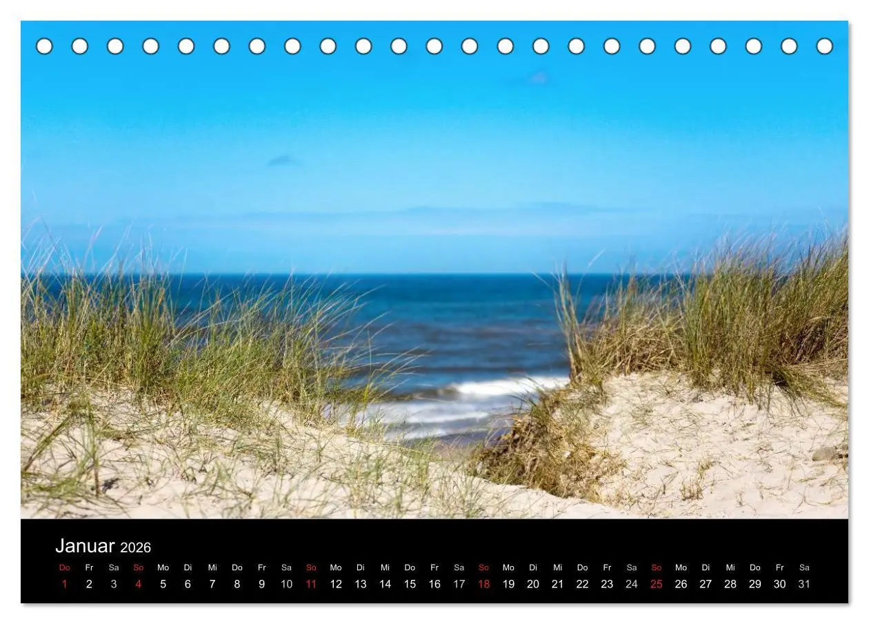 Bild: 9783516167665 | Dänemarks Nordseeküste (Tischkalender 2026 DIN A5 quer), CALVENDO...