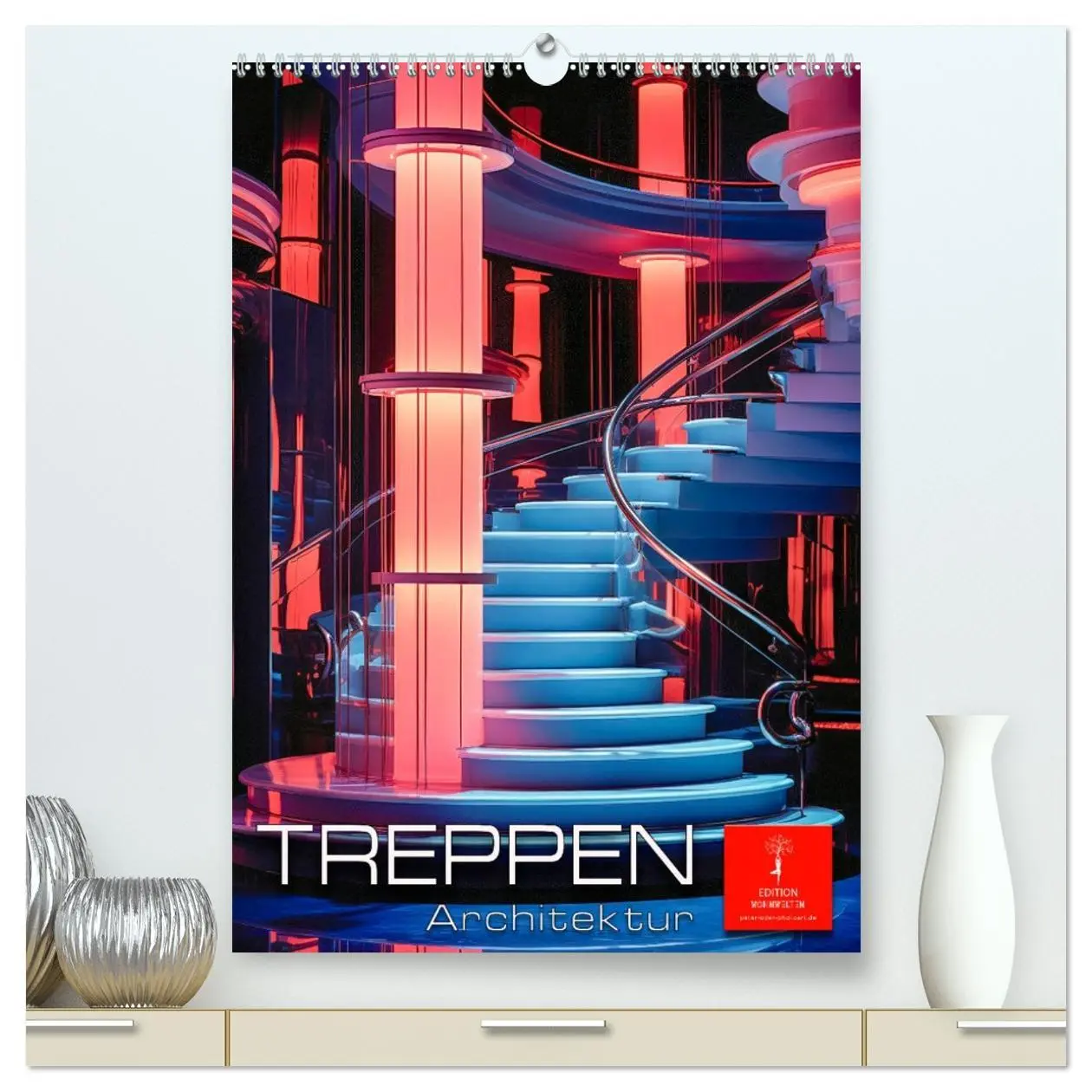 Cover: 9783516307665 | Treppen Architektur (hochwertiger Premium Wandkalender 2026 DIN A2...